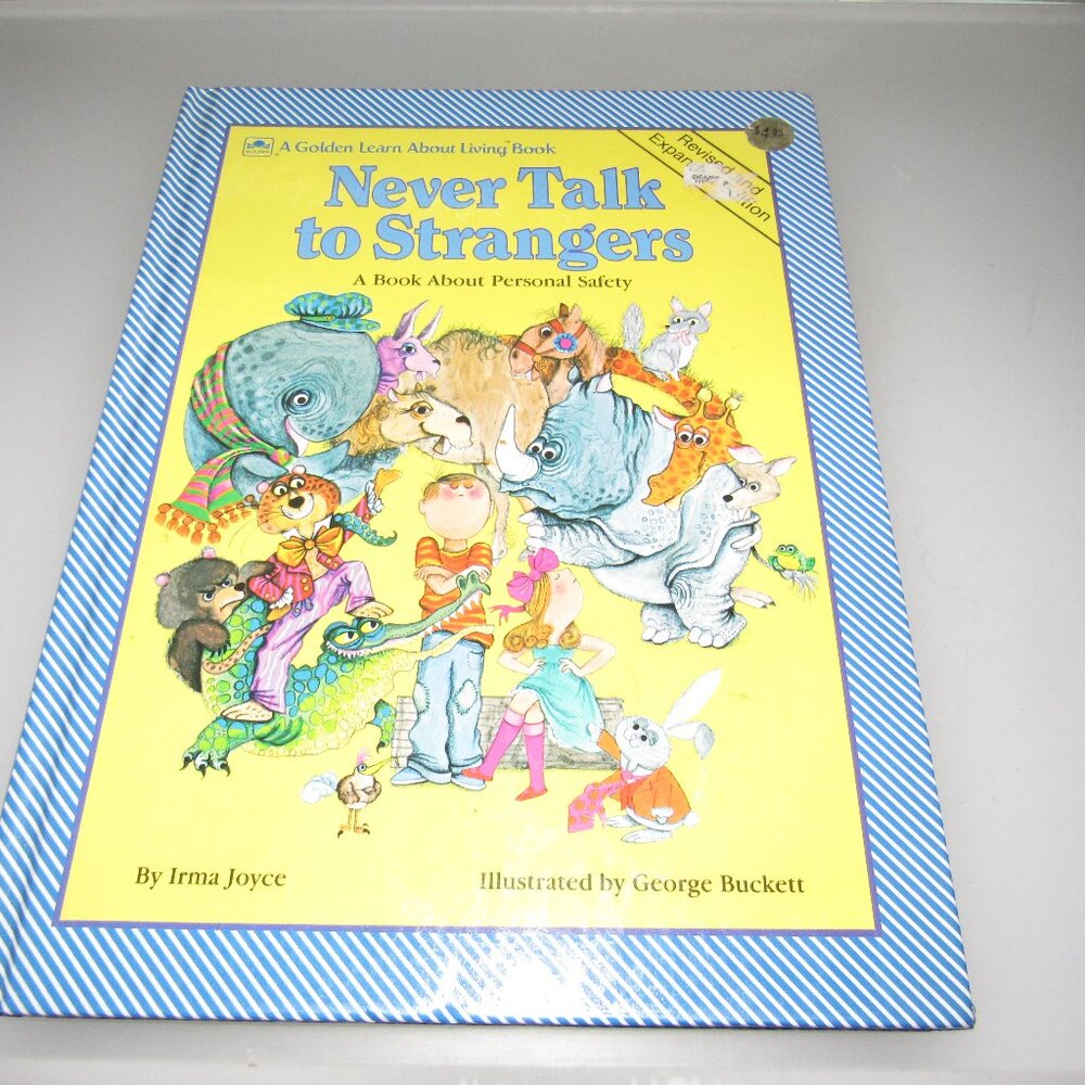 Never Talk to Strangers – Irma Joyce | Golden Learn About Living Hardcover Book